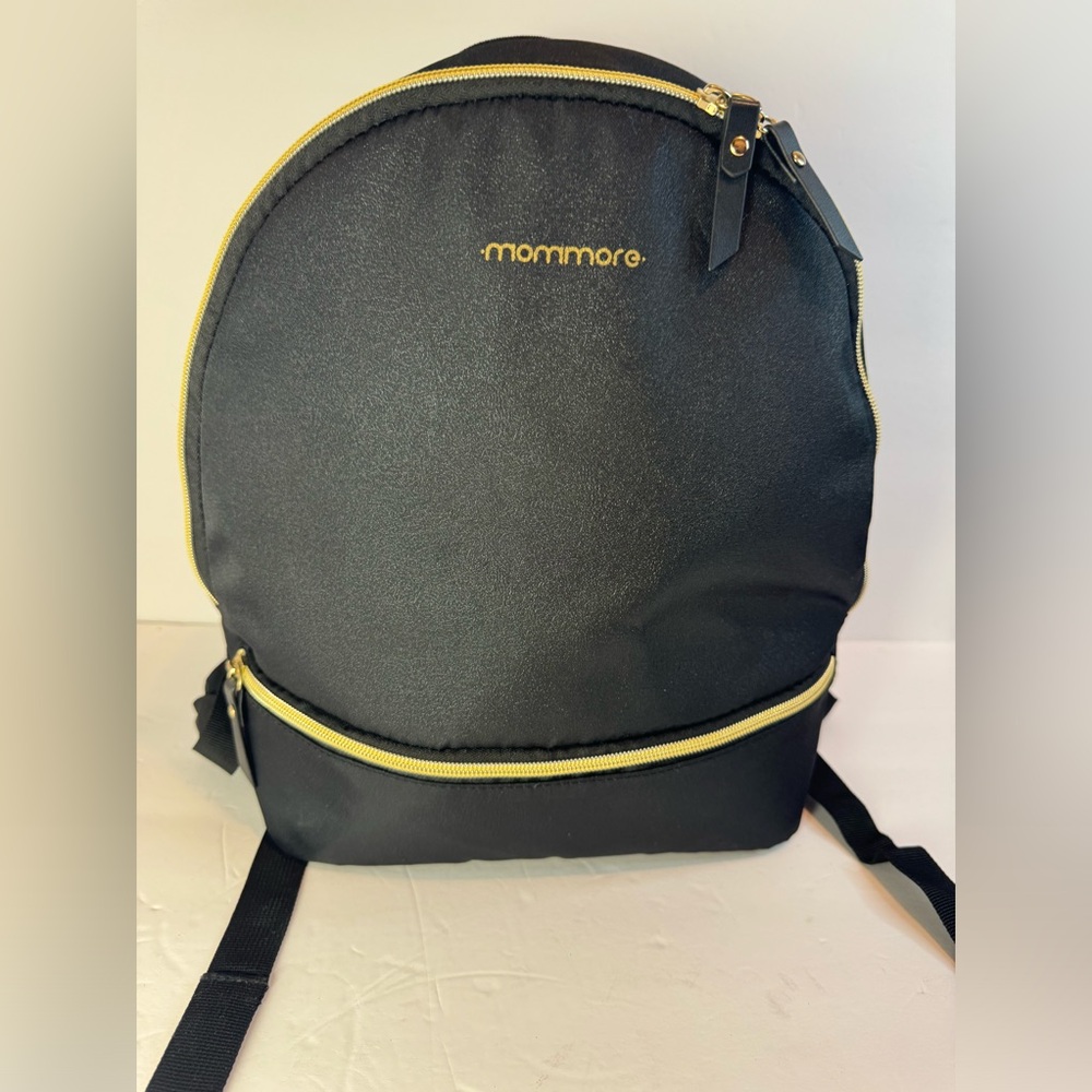 Mommore Black Multi-Function Backpack Diaper Bag - image 3